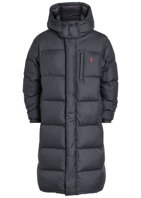 POLO RALPH LAUREN-Logo-embroidered padded shell coat 