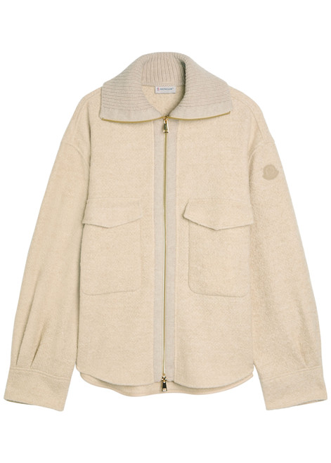 MONCLER-Bouclé jacket