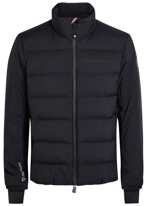 MONCLER GRENOBLE-Arapipe padded shell and stretch-jersey jacket