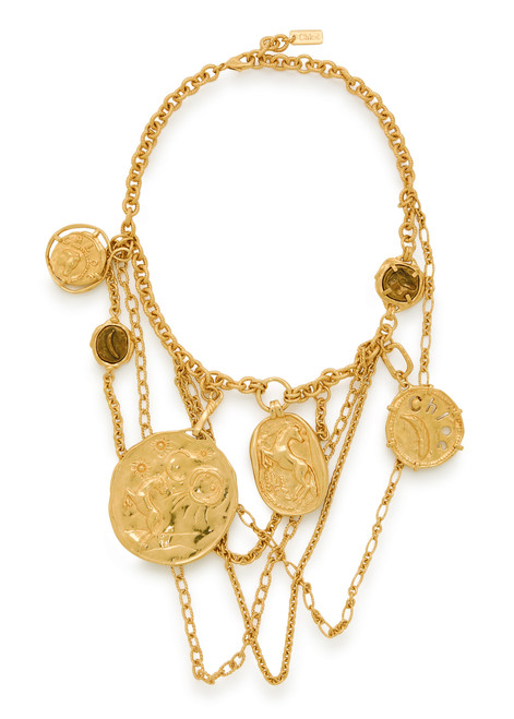 The Chloé Medals multi-chain necklace