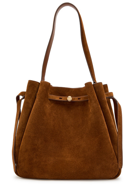 TORY BURCH-Romy large suede bucket bag