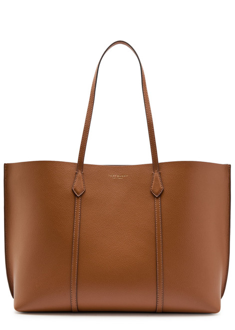 Perry grained leather tote bag