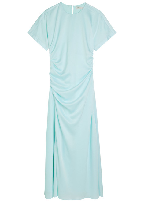 SIMKHAI-Marabella draped satin maxi dress