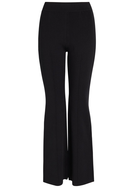 SIMKHAI-Ashlon flared-leg stretch-knit trousers