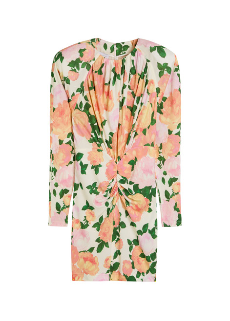 STELLA MCCARTNEY-Floral-print crepe-jersey mini dress