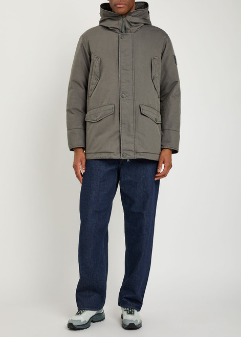 Ghost padded hooded parka jacket