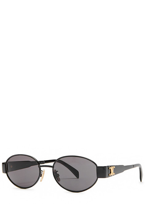 CELINE-Triomphe round-frame sunglasses