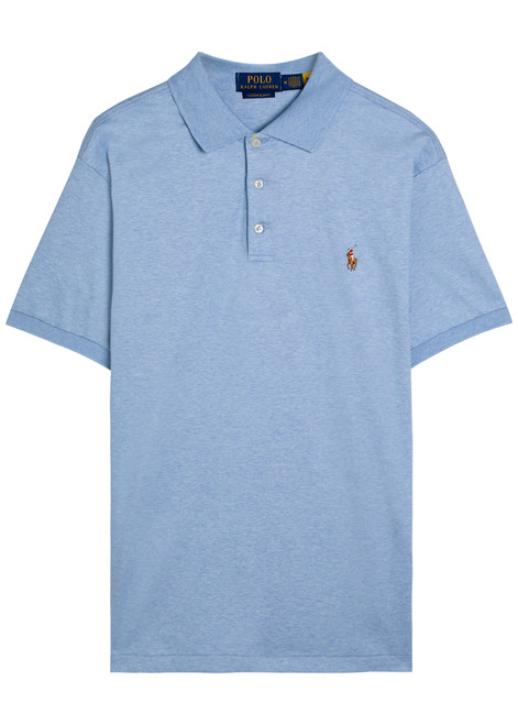 POLO RALPH LAUREN-Logo-embroidered cotton polo shirt