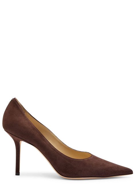 JIMMY CHOO-Love 85 suede pumps