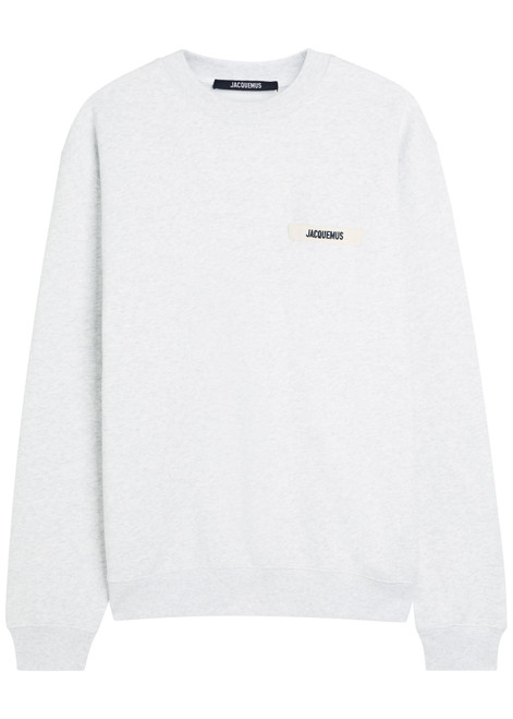 JACQUEMUS-Le Sweatshirt Grosgrain cotton sweatshirt 