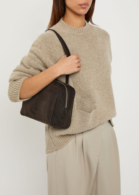 Astra nubuck shoulder bag