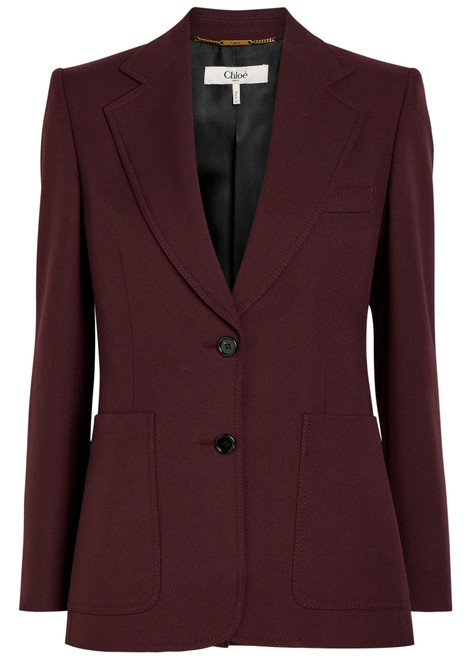 Single Breased wool blazer