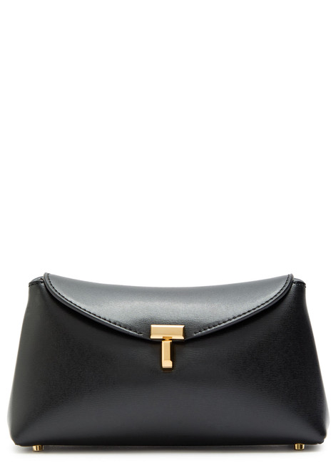 TOTEME-T-Lock mini leather clutch