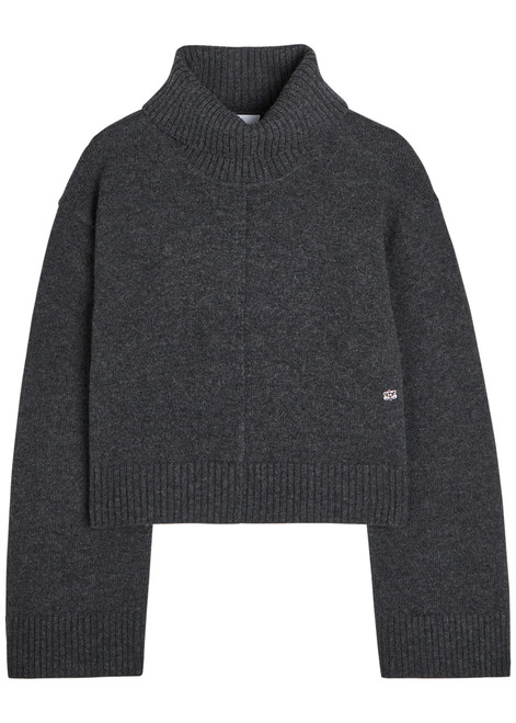 GANNI-Turtle-neck wool jumper