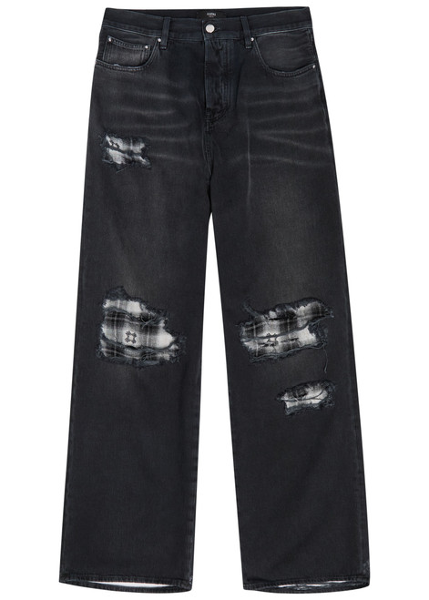 AMIRI-Funnel Repair distressed relaxed-leg jeans