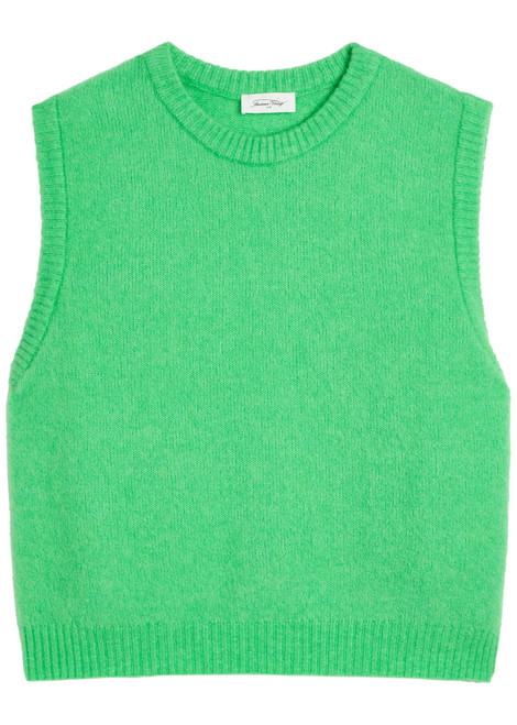 AMERICAN VINTAGE-Vitow brushed alpaca and wool-blend vest