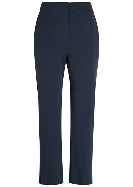 MM-Slim-leg stretch-jersey trousers