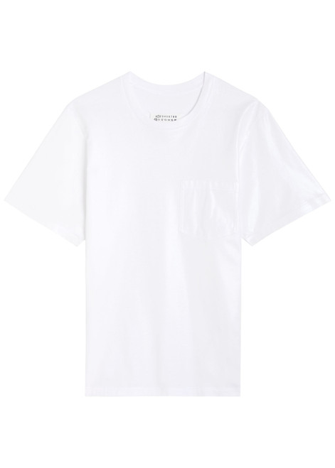 MAISON MARGIELA-Coated cotton T-shirt