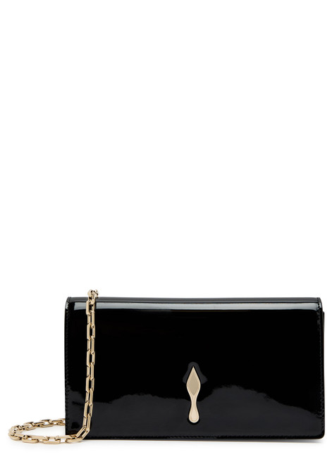 CHRISTIAN LOUBOUTIN-Bettina patent leather clutch