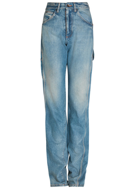 MAISON MARGIELA-Twisted-seam straight-leg jeans