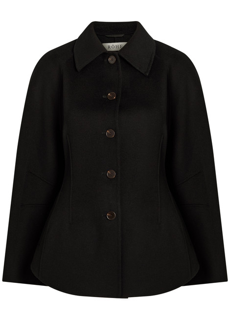 ROHE-Sculpted wool jacket
