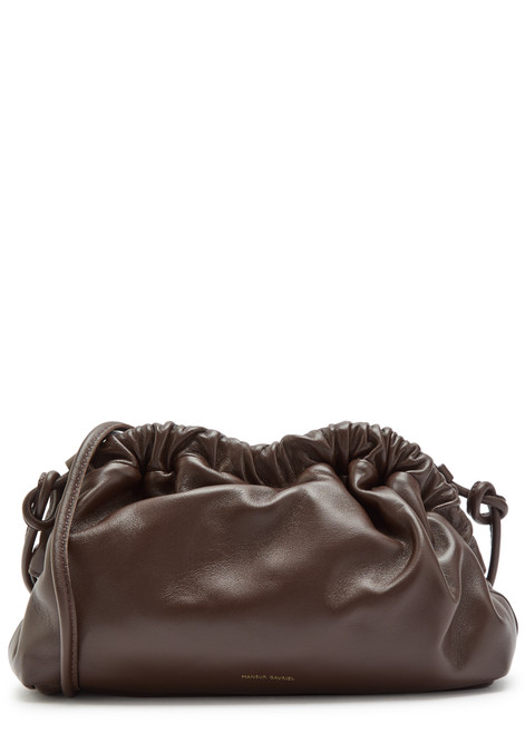 MANSUR GAVRIEL-Cloud mini leather clutch