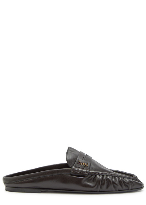 SAINT LAURENT-Le Loafer 15 leather loafers