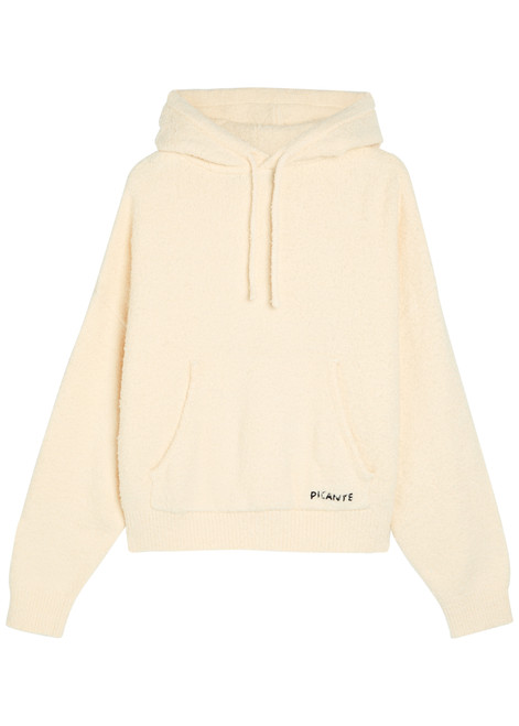 PICANTE-Shaggy textured cotton-blend sweatshirt 