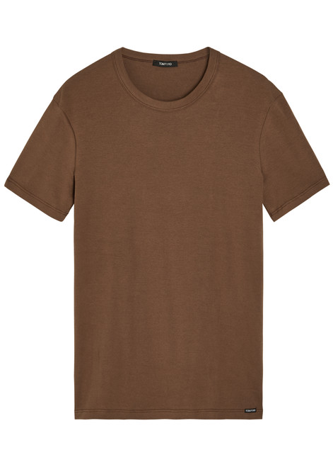 TOM FORD-Crew-neck stretch-cotton T-shirt 