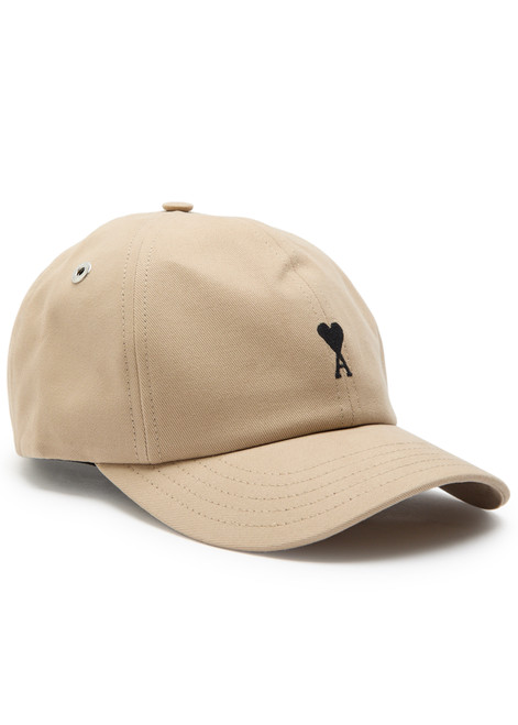 AMI PARIS-Logo-embroidered cotton cap
