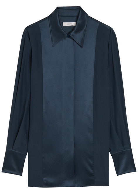 JOSEPH-Childs panelled silk blouse