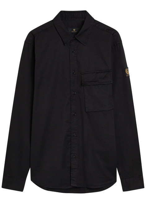 BELSTAFF-Scale cotton shirt 