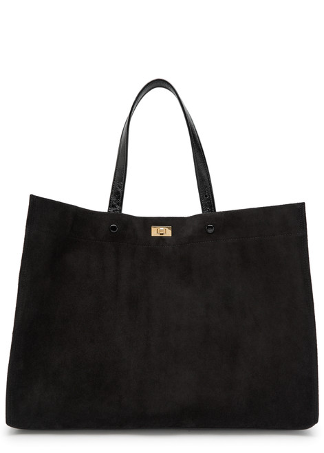 ANYA HINDMARCH-Mortimer patent leather tote bag