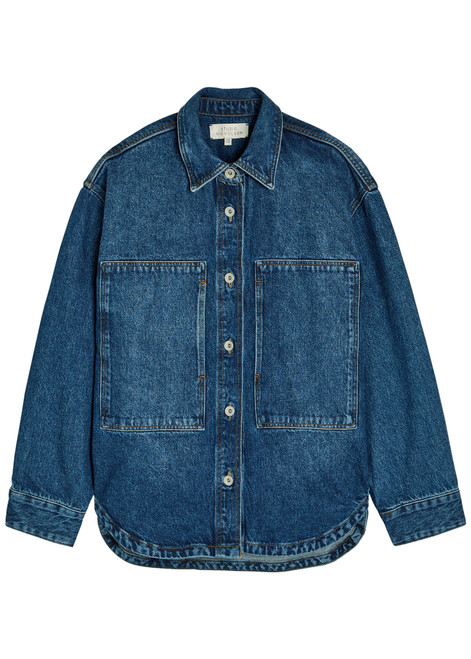 STUDIO NICHOLSON-Regen denim overshirt