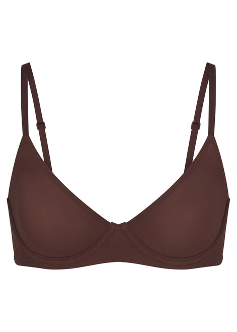 SKIMS-Unlined stretch-jersey demi bra