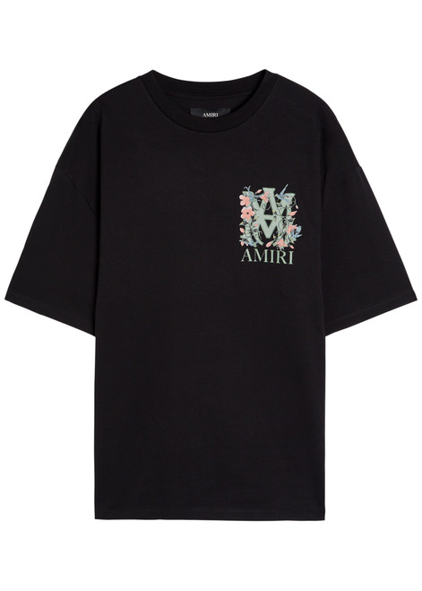 AMIRI-Logo-print cotton T-shirt