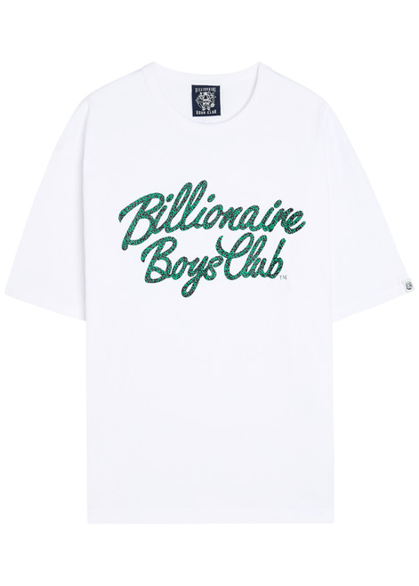 BILLIONAIRE BOYS CLUB-Logo-print cotton T-shirt