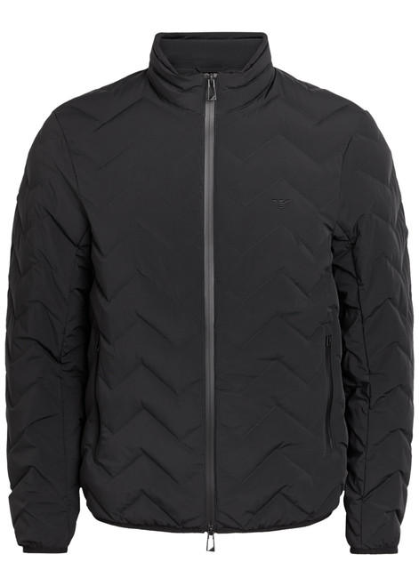 EMPORIO ARMANI-Water-repellent padded stretch-nylon jacket