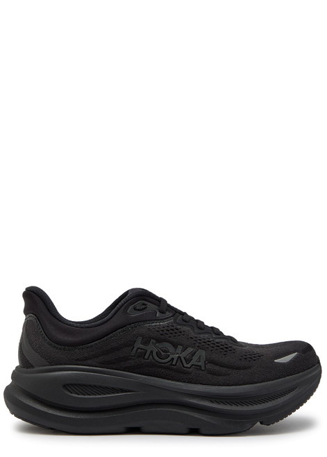 HOKA-Bondi 9 jacquard mesh-knit sneakers