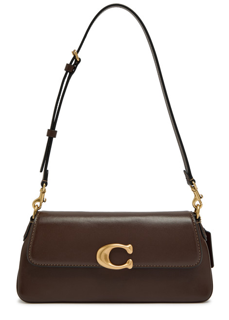 COACH-Jet leather shoulder bag