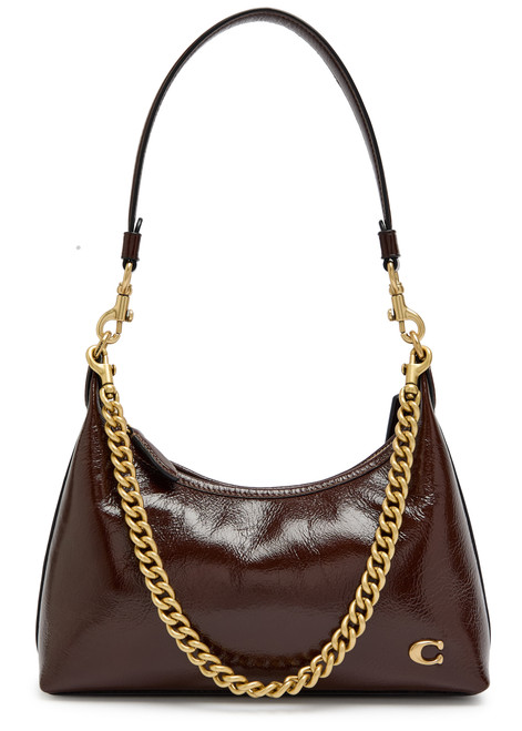 COACH-Juliet 25 glazed leather shoulder bag