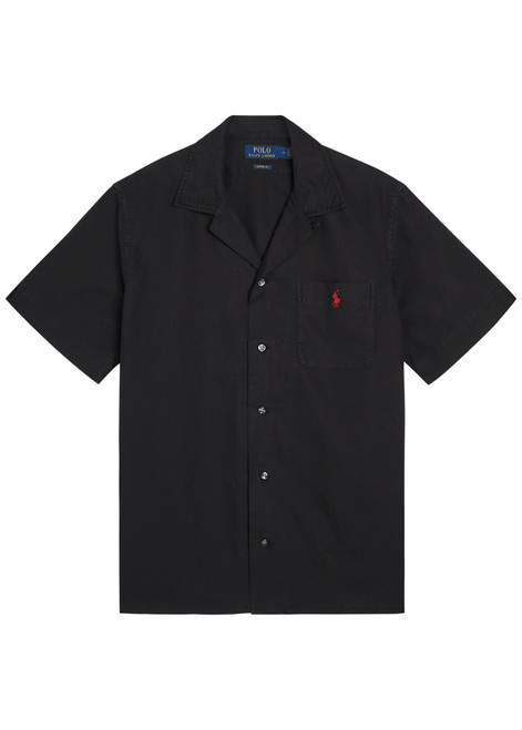 POLO RALPH LAUREN-Logo-embroidered cotton shirt