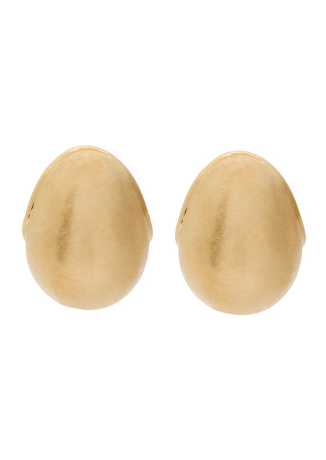 JACQUEMUS-Les Bouclés Raisin brushed drop earrings