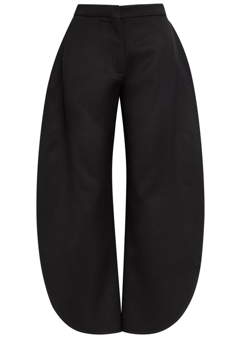 ALAÏA-Petal sculpted wool trousers 