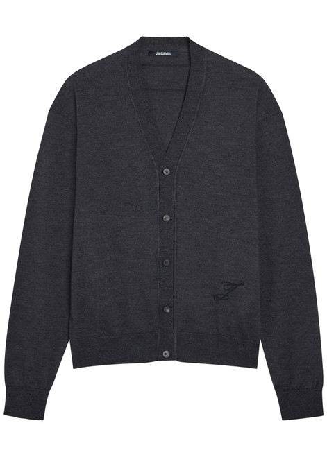 JACQUEMUS-Le Cardigan merino wool-blend cardigan