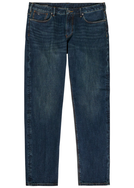 EMPORIO ARMANI-J06 slim-leg jeans