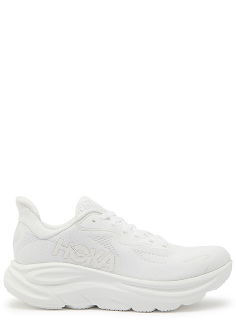 HOKA-Clifton 10 mesh-knit sneakers