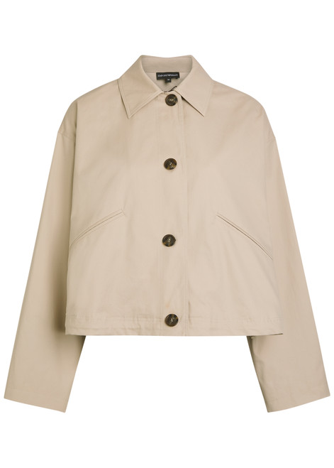 EMPORIO ARMANI-Cotton-twill jacket