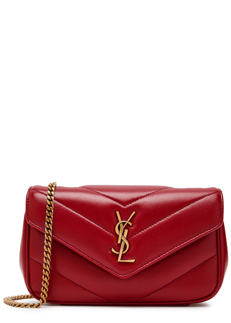 SAINT LAURENT-Loulou mini quilted leather shoulder bag