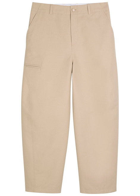 GIVENCHY-Couture Workwear wide-leg cotton trousers